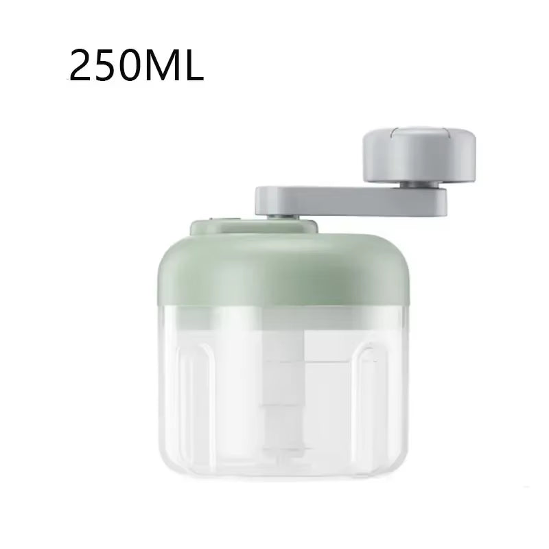 Multifunctional Vegetable Chopper Small Food Processor Manual Hand-Cranked Food Chopper Mincer Tool Garlic Kitchen Gadgets